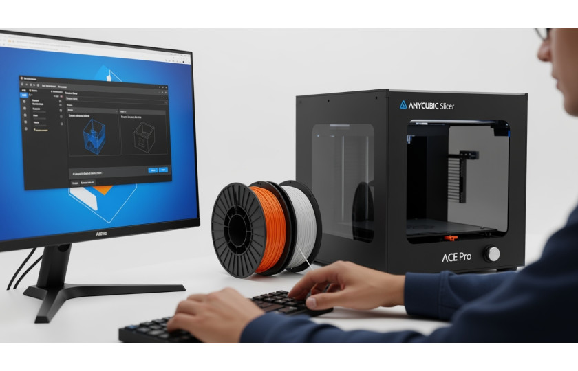 Функция Filament Backup: автоматическая смена катушек