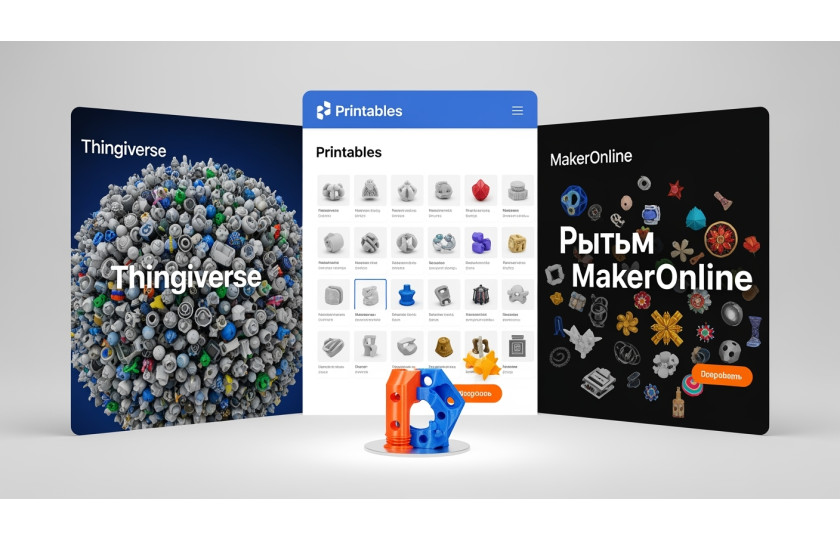 Где искать 3D-модели: обзор MakerOnline, Printables, Thingiverse