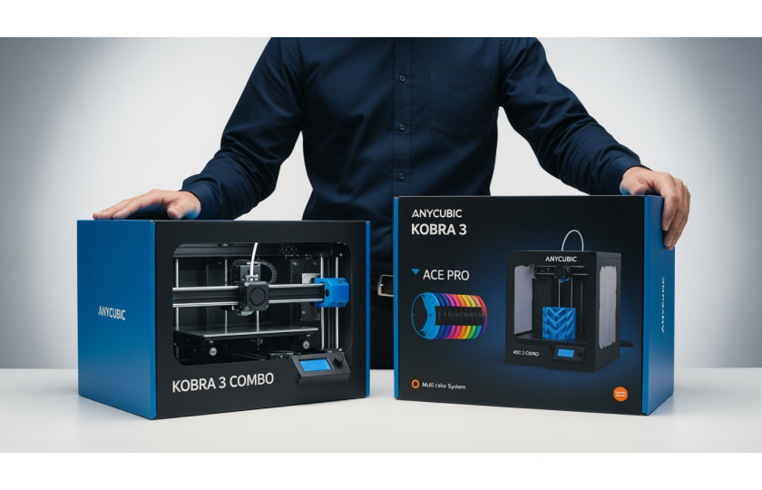 Распаковка и что в комплекте Kobra 3 Combo